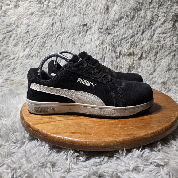 Puma Safety Mens Size 7 Iconic Suede Low Top Composite Toe Work Shoes 640015 - Picture 13 of 13